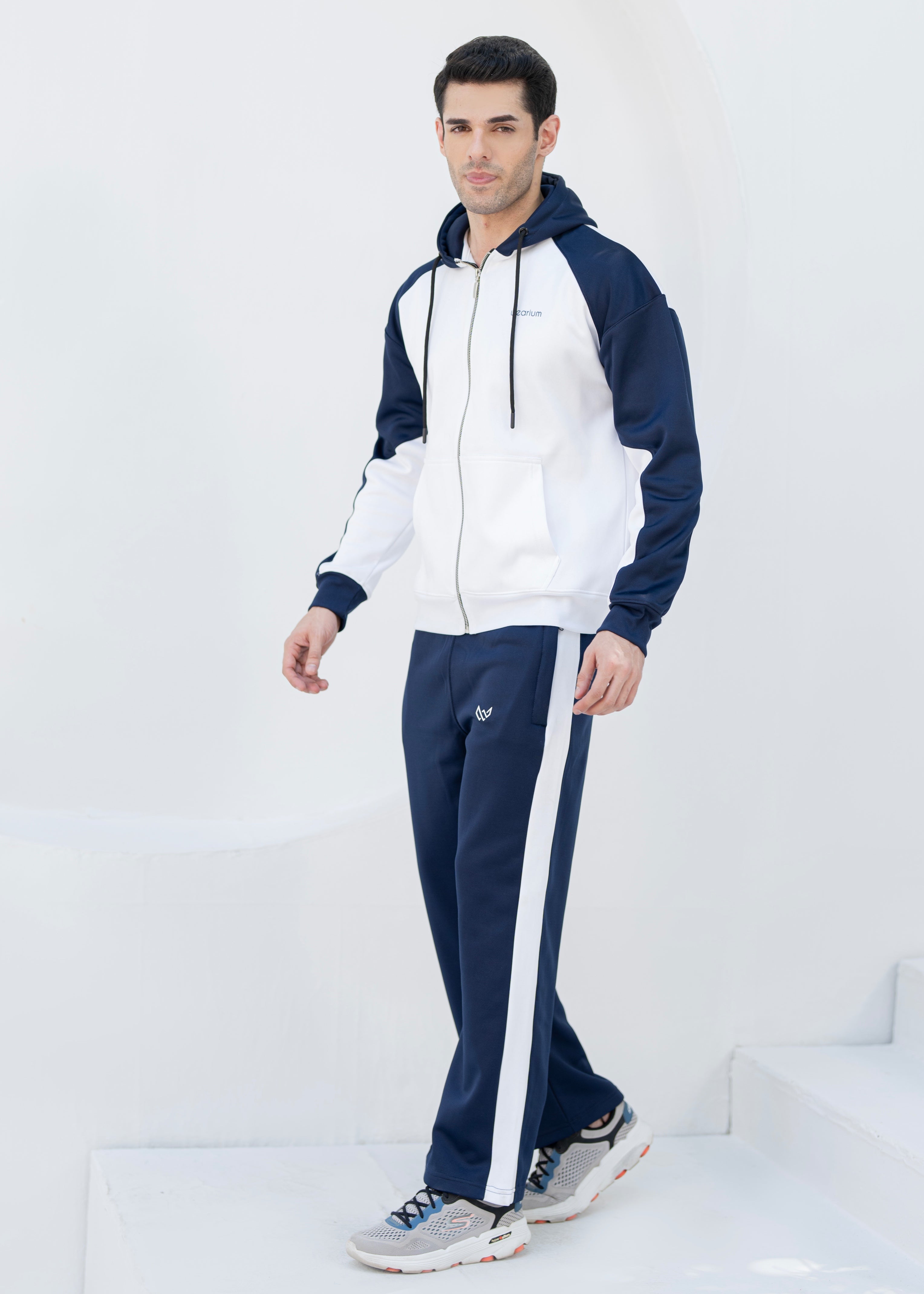 Legacy - Navy/White Oversized Tracksuit