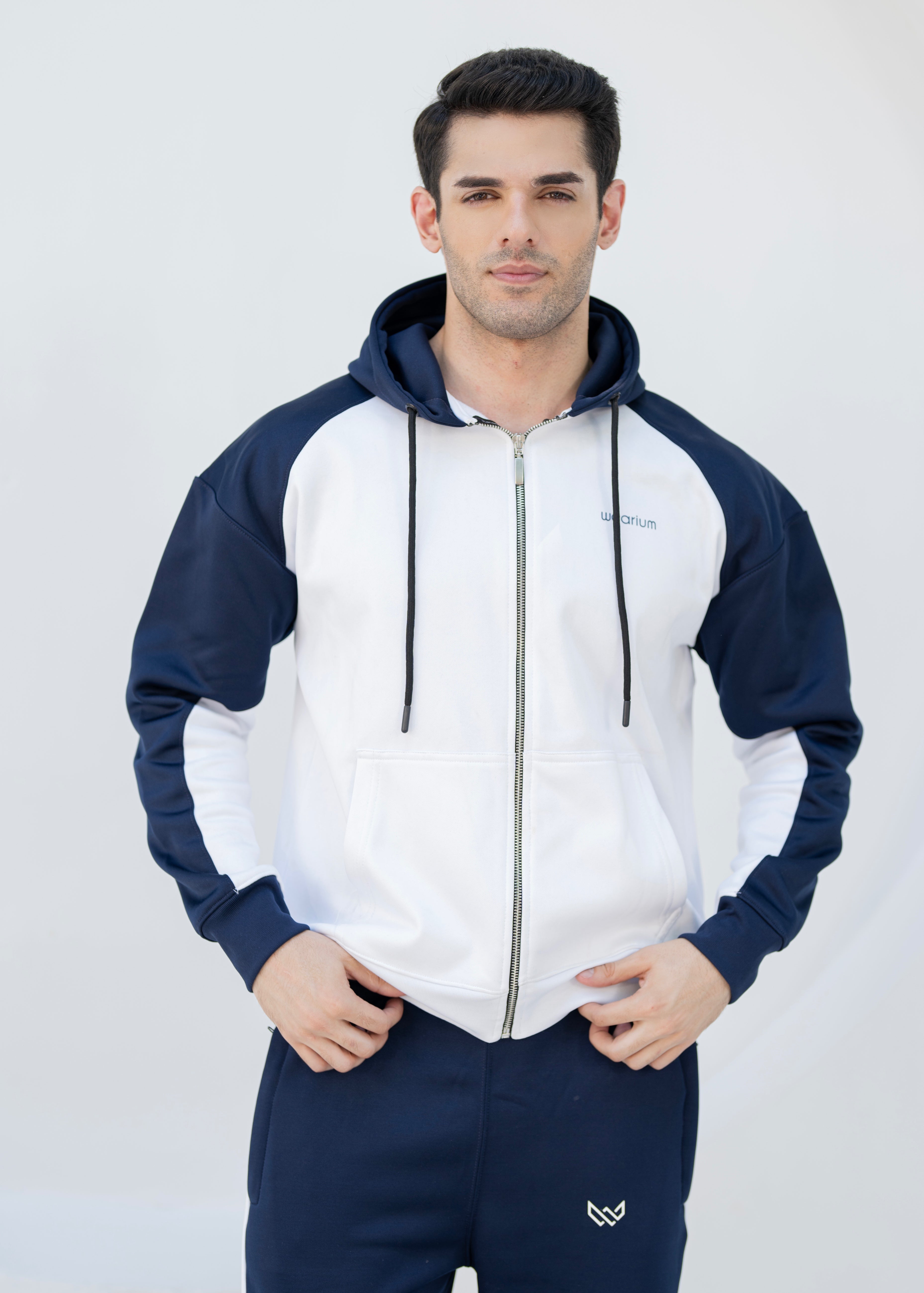 Legacy - Navy/White Oversized Tracksuit