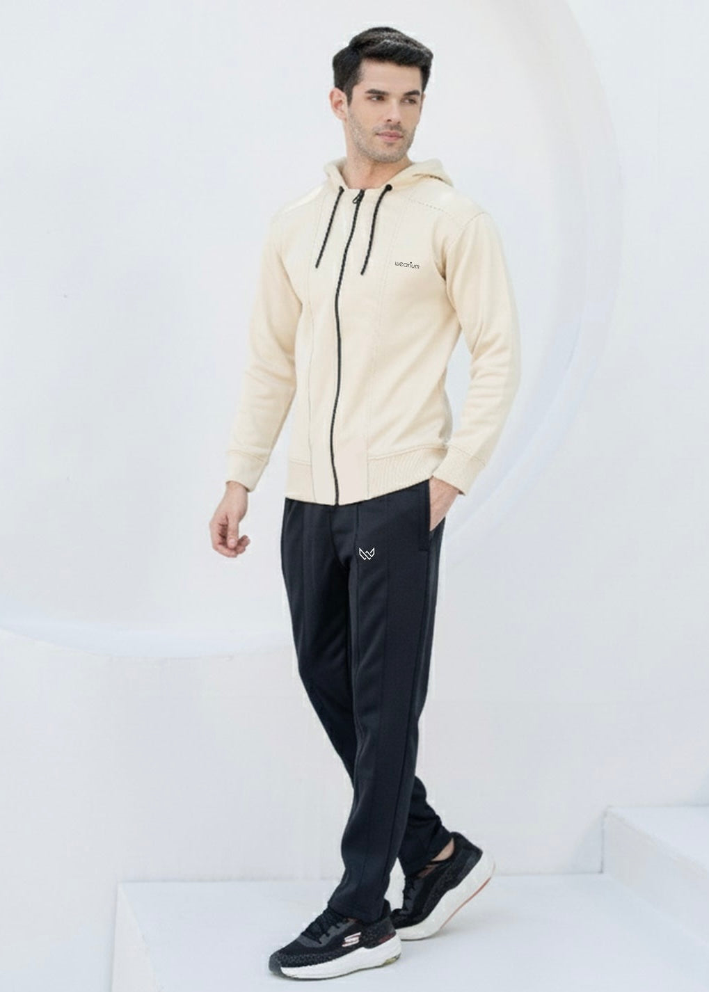 Beige Noir Edition - Winter Tracksuit