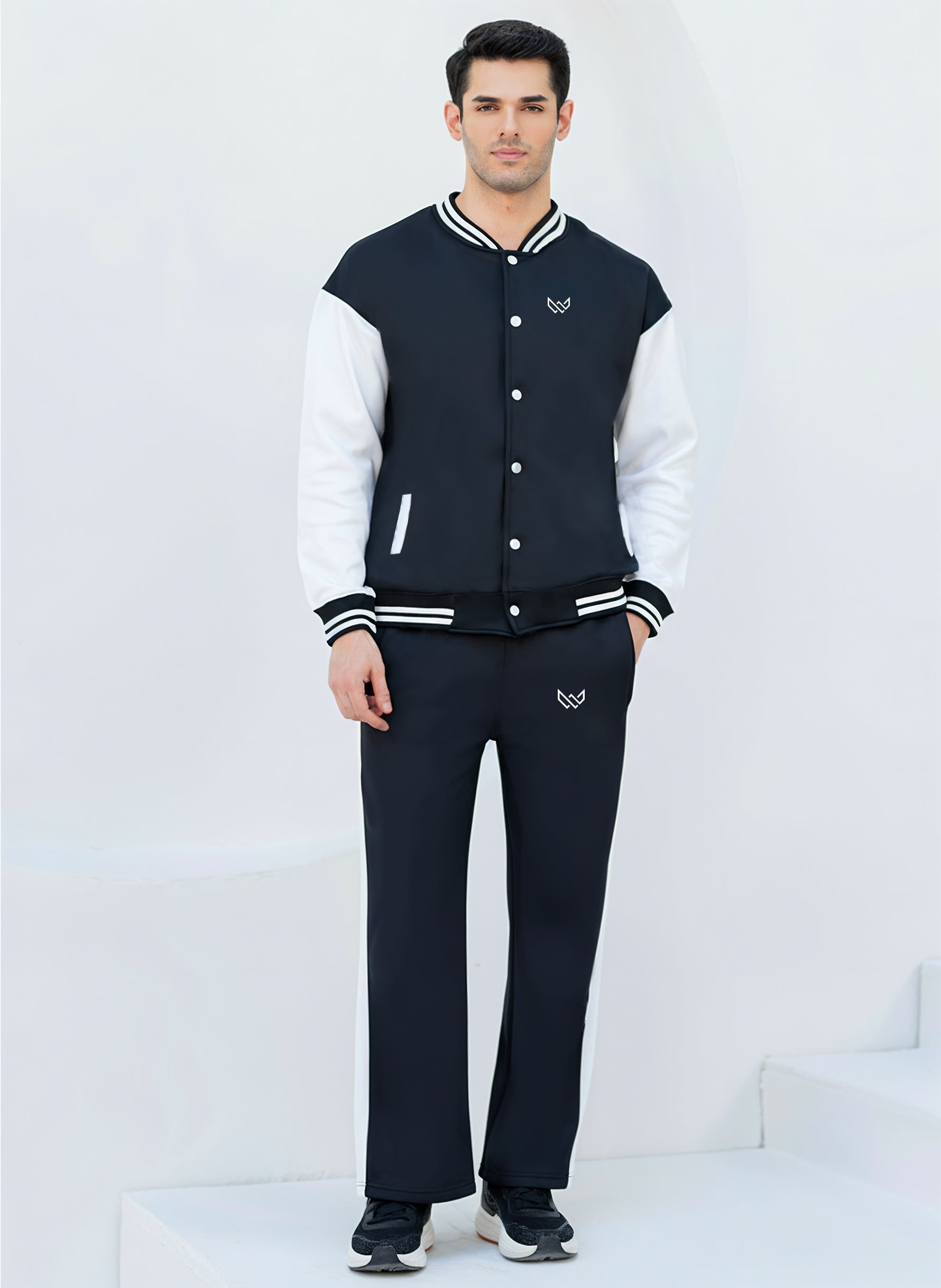 Varsity Edition - Black/White Tracksuit