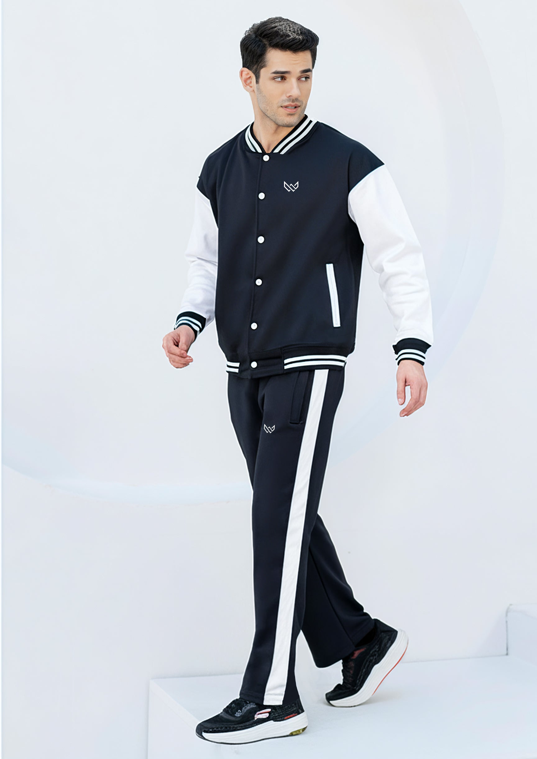 Varsity Edition - Black/White Tracksuit