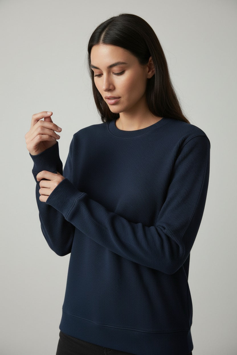 Navy blue sweatshirt