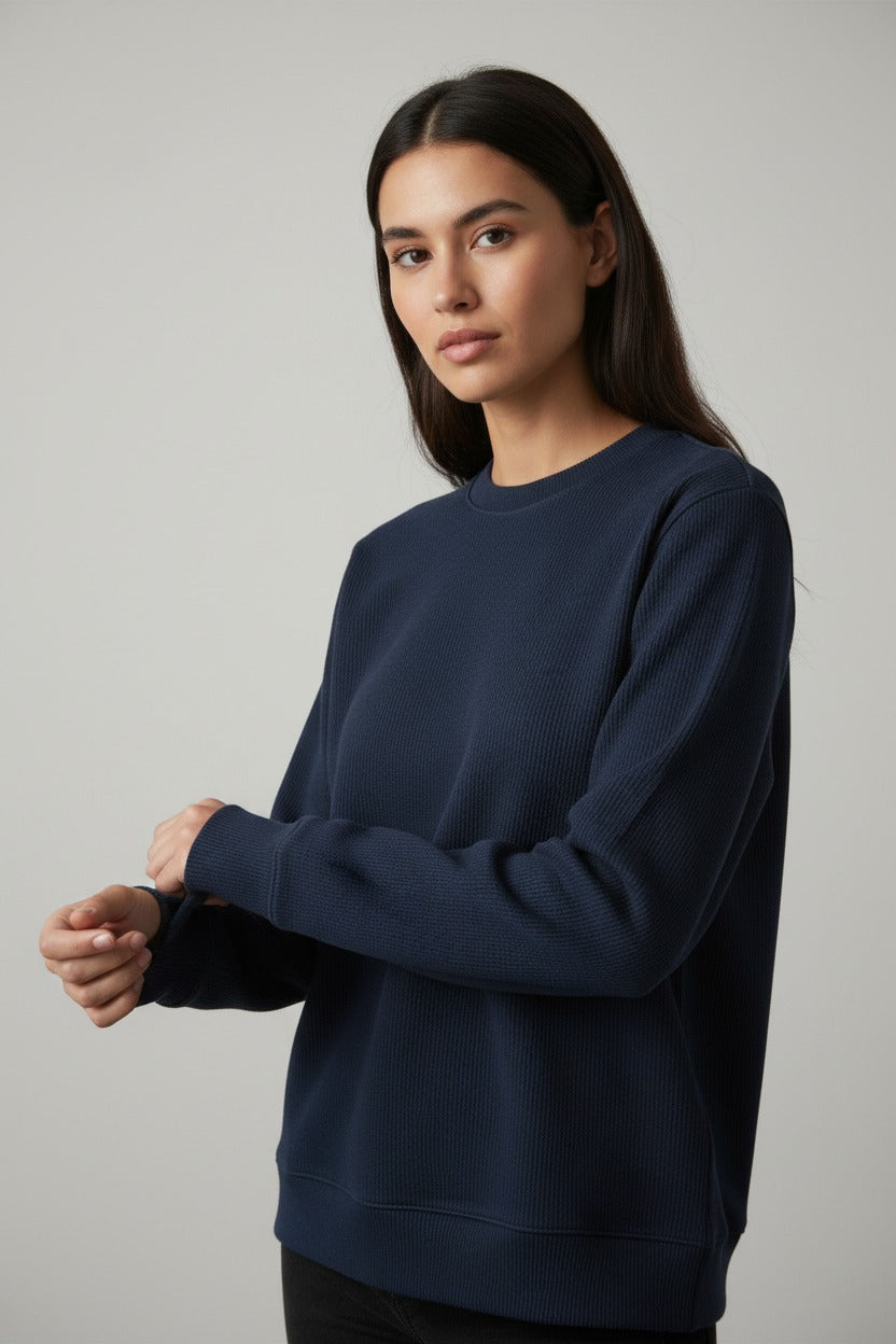 Navy blue sweatshirt